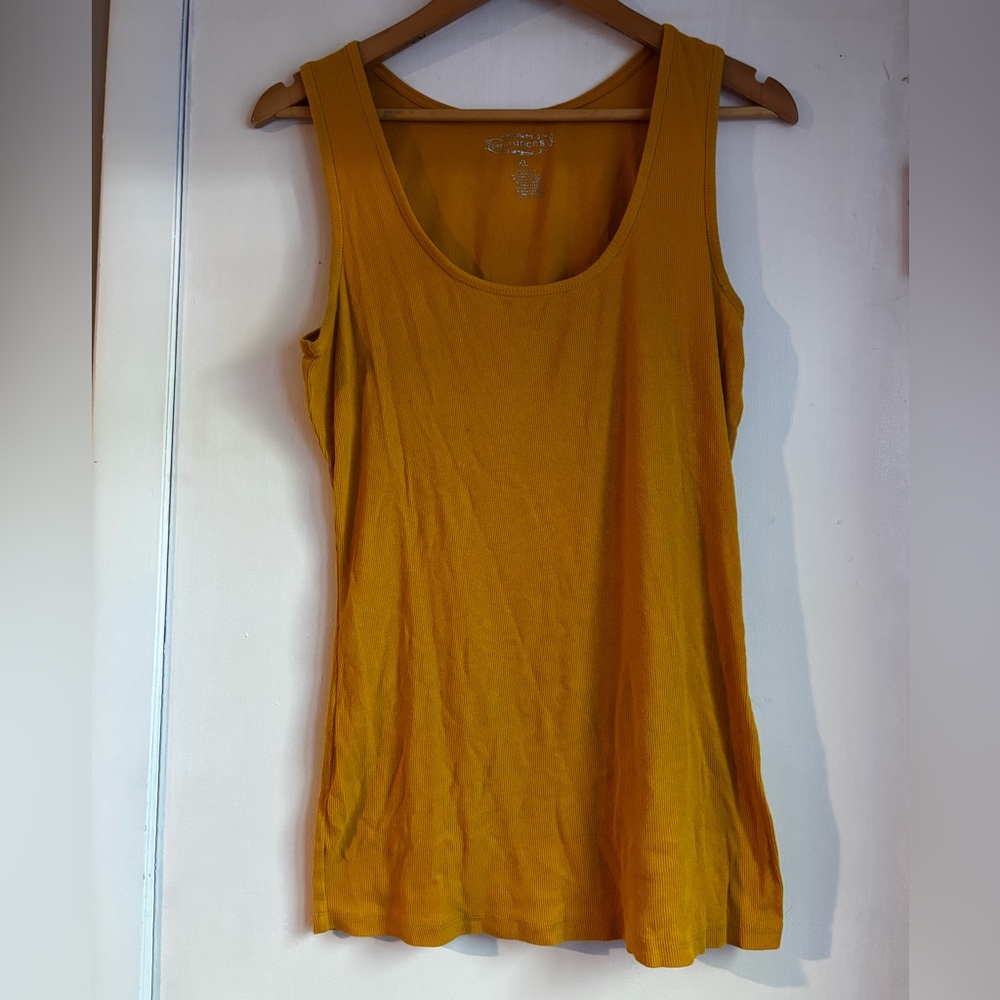 Maurices Mustard Yellow Tank Top